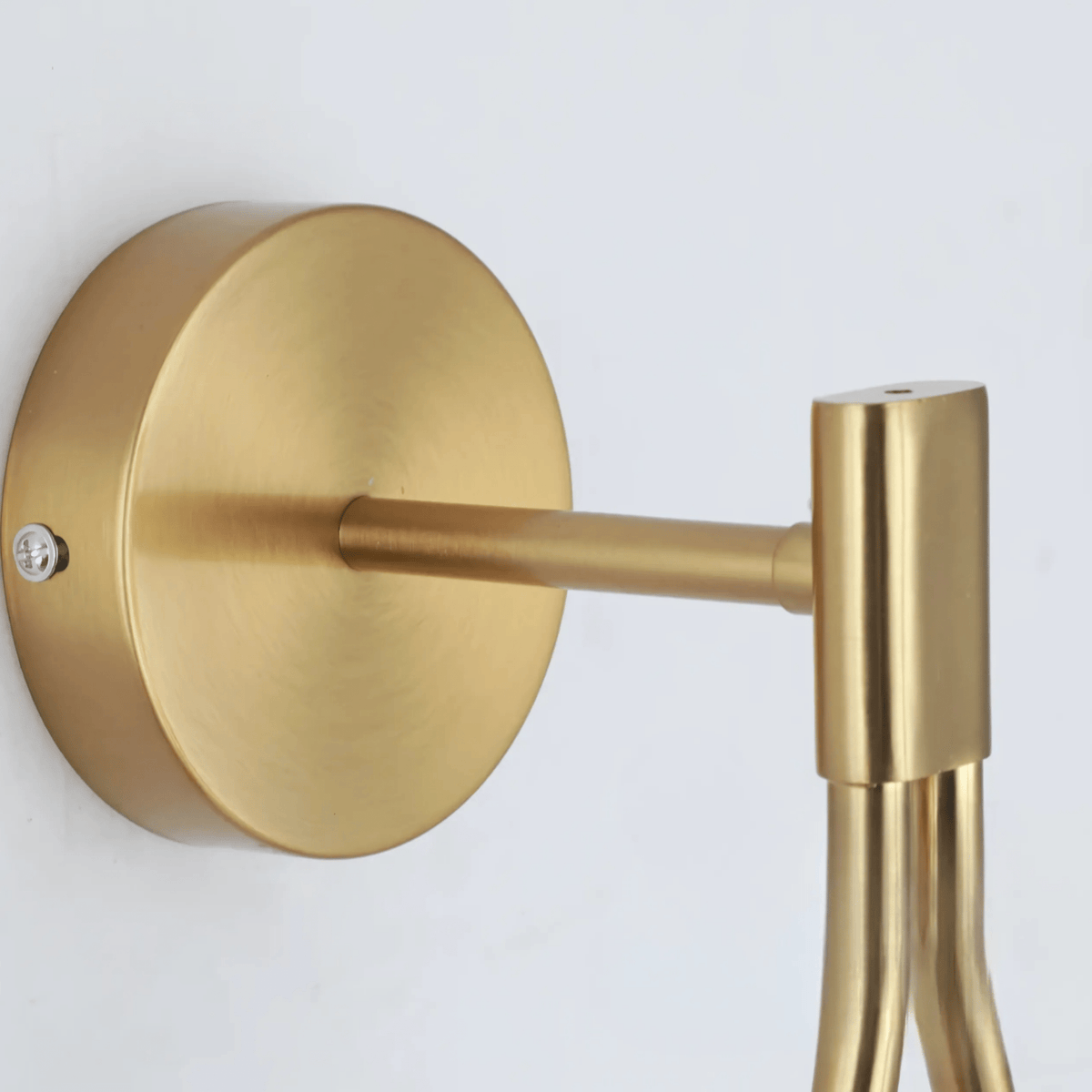 Droplet Wall Light | Modern Teardrop Wall Lamp | Glass Brass Dimmable Bedroom