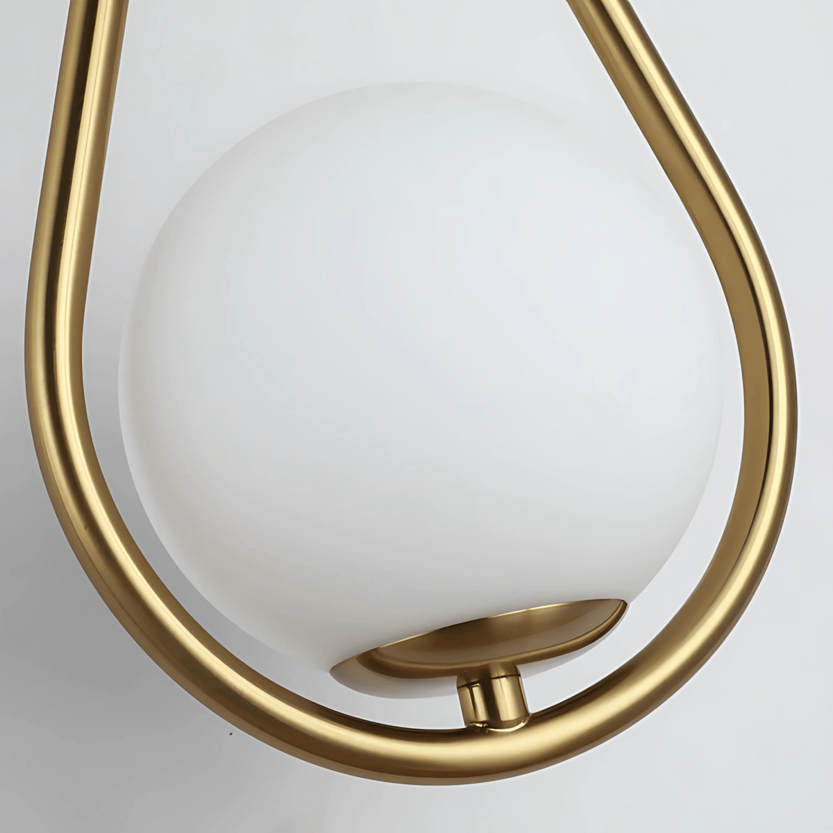 Droplet Wall Light | Modern Teardrop Wall Lamp | Glass Brass Dimmable Bedroom