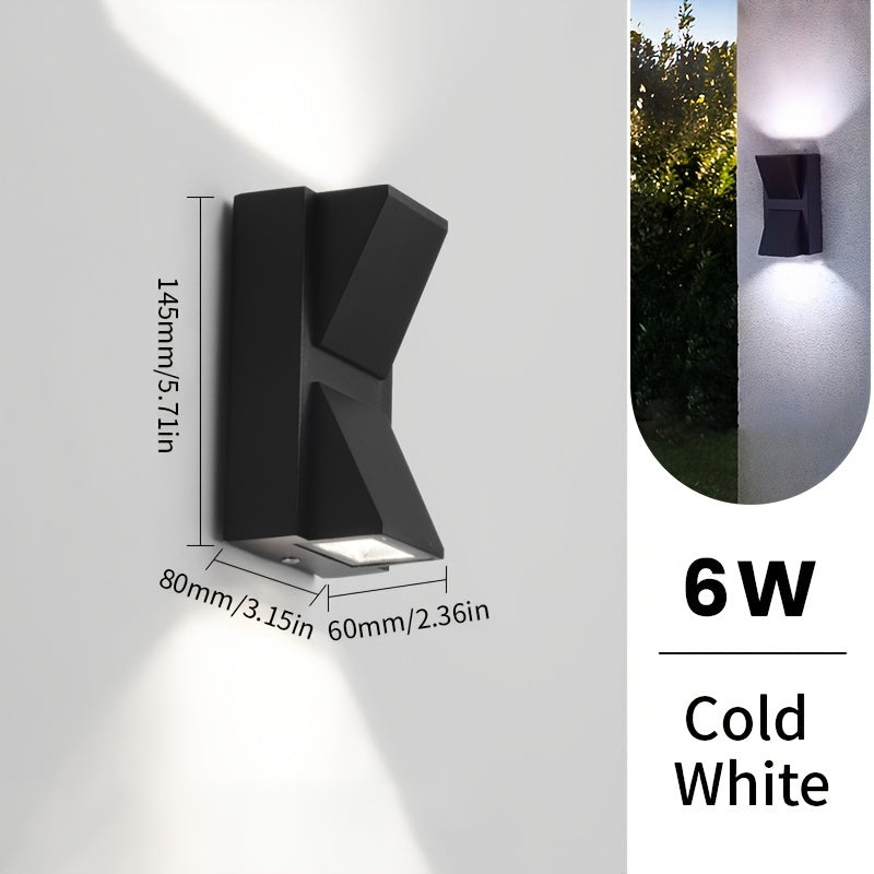 Modern LED Outdoor Wall Light | 3W / 6W Waterproof Decorative Lighting | Garden