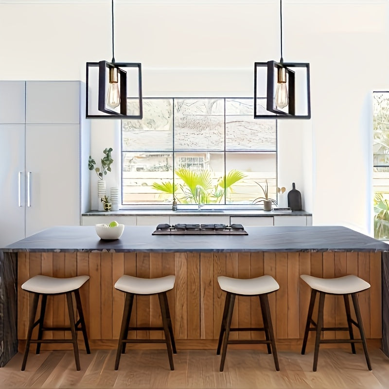 Industrial Pendant Ceiling Light | Modern Minimalist Design | Metal Dining Room