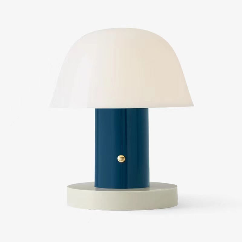 Mushroom Table Lamp | Modern Rechargeable LED Light | Bedside