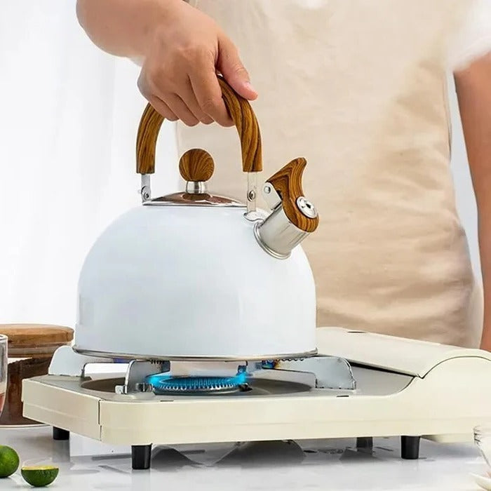 Whistling Kettle for Hot Drink Preparation