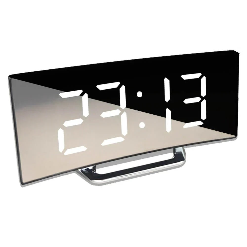 Modern Curved LED Digital Clock