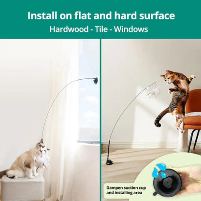 Bird Simulation Toy Set for Cats