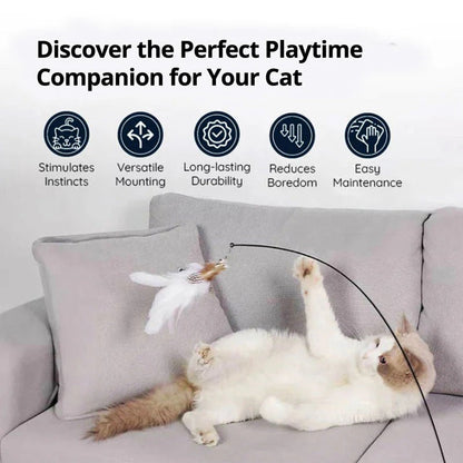 Bird Simulation Toy Set for Cats