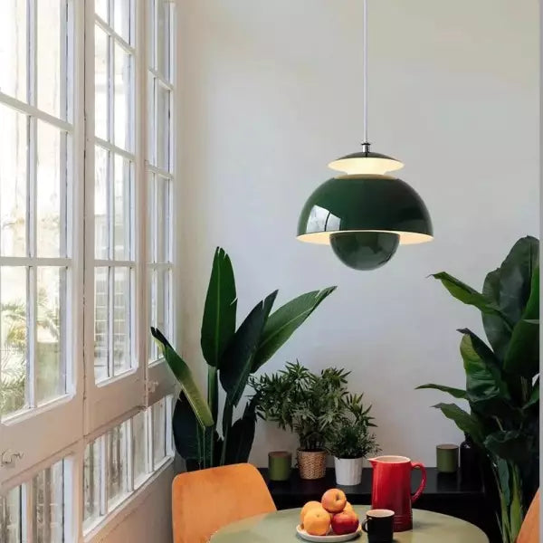 Flora Pendant Light | Nordic LED Ceiling Lamp | Vintage-inspired Dining Room
