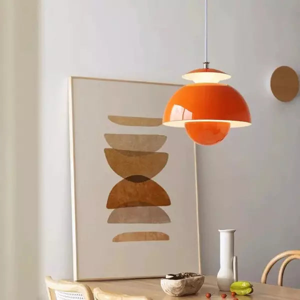 Flora Pendant Light | Nordic LED Ceiling Lamp | Vintage-inspired Dining Room