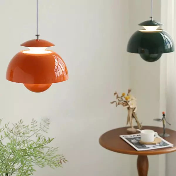 Flora Pendant Light | Nordic LED Ceiling Lamp | Vintage-inspired Dining Room