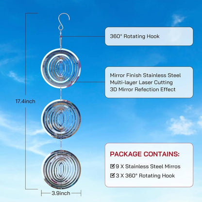 Outdoor Bird Deterrents Scare Device