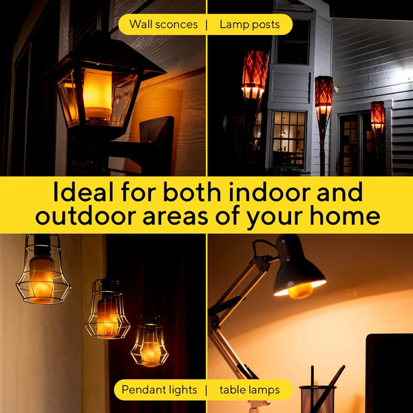 LED Flame Effect Light Bulb