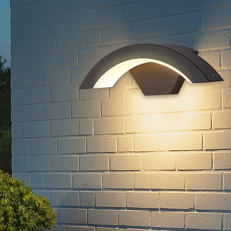 Modern Outdoor Wall Light | IP65 Waterproof LED Fixture | Aluminium Garden