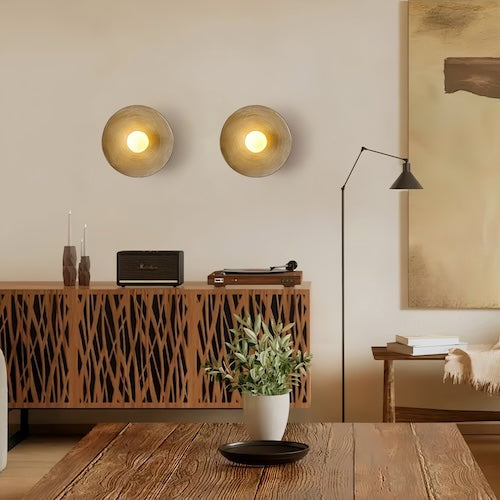 Rustic Wood Wall Sconce | Handcrafted LED Wall Light | Farmhouse Bedroom