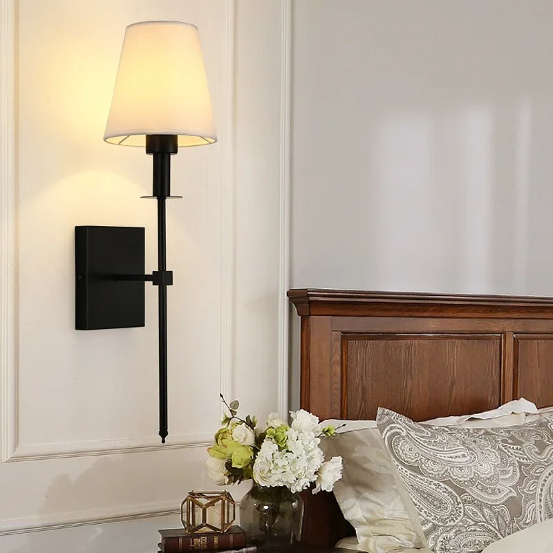 Nordic Elegance LED Wall Sconce | Modern Bedroom & Living Room Lighting | Wall Light Brass Iron