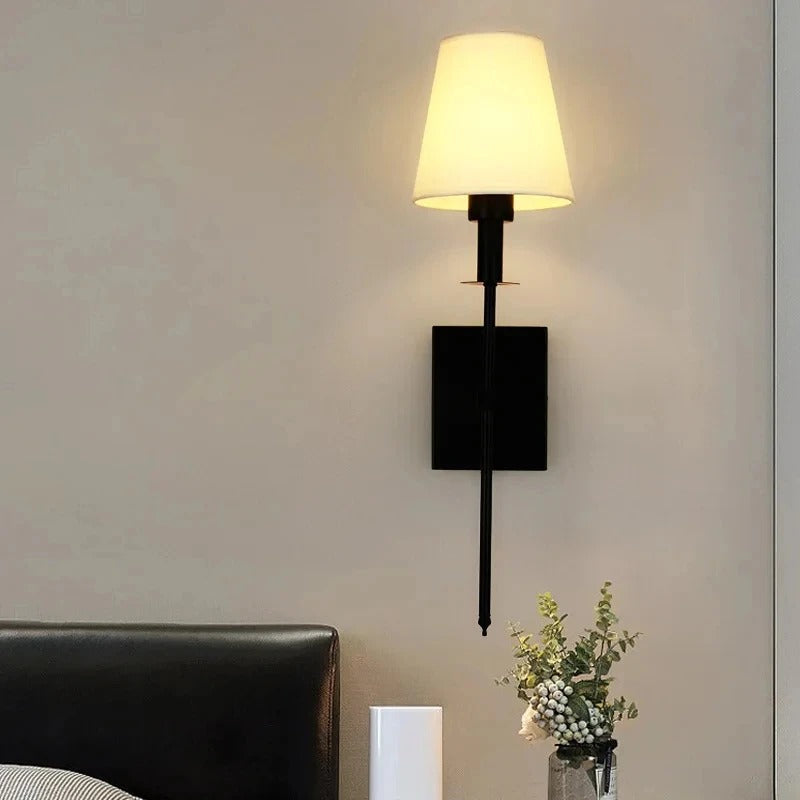 Nordic Elegance LED Wall Sconce | Modern Bedroom & Living Room Lighting | Wall Light Brass Iron