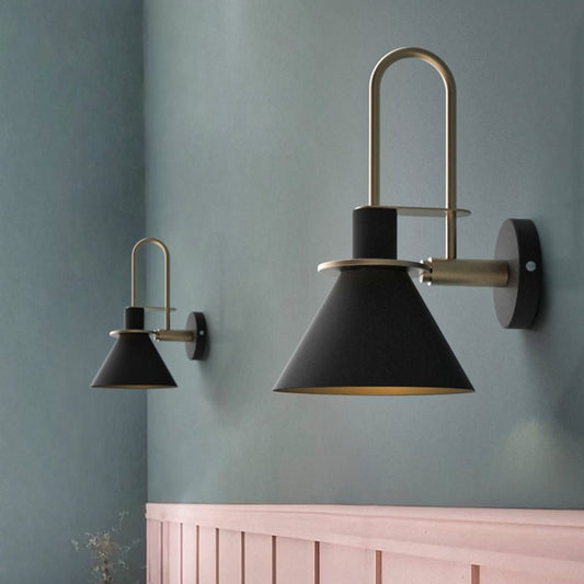 Mono Wall Lamp | Postmodern Metal Wall Light by Marco Bellini | Iron Industrial Bedroom