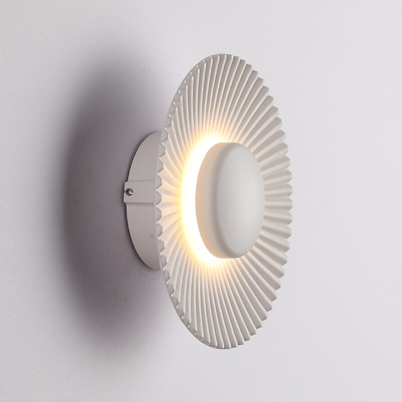 Hasna SunRay Wall Lamp | Modern Metallic Sun Design | Wall Light LED Bedroom