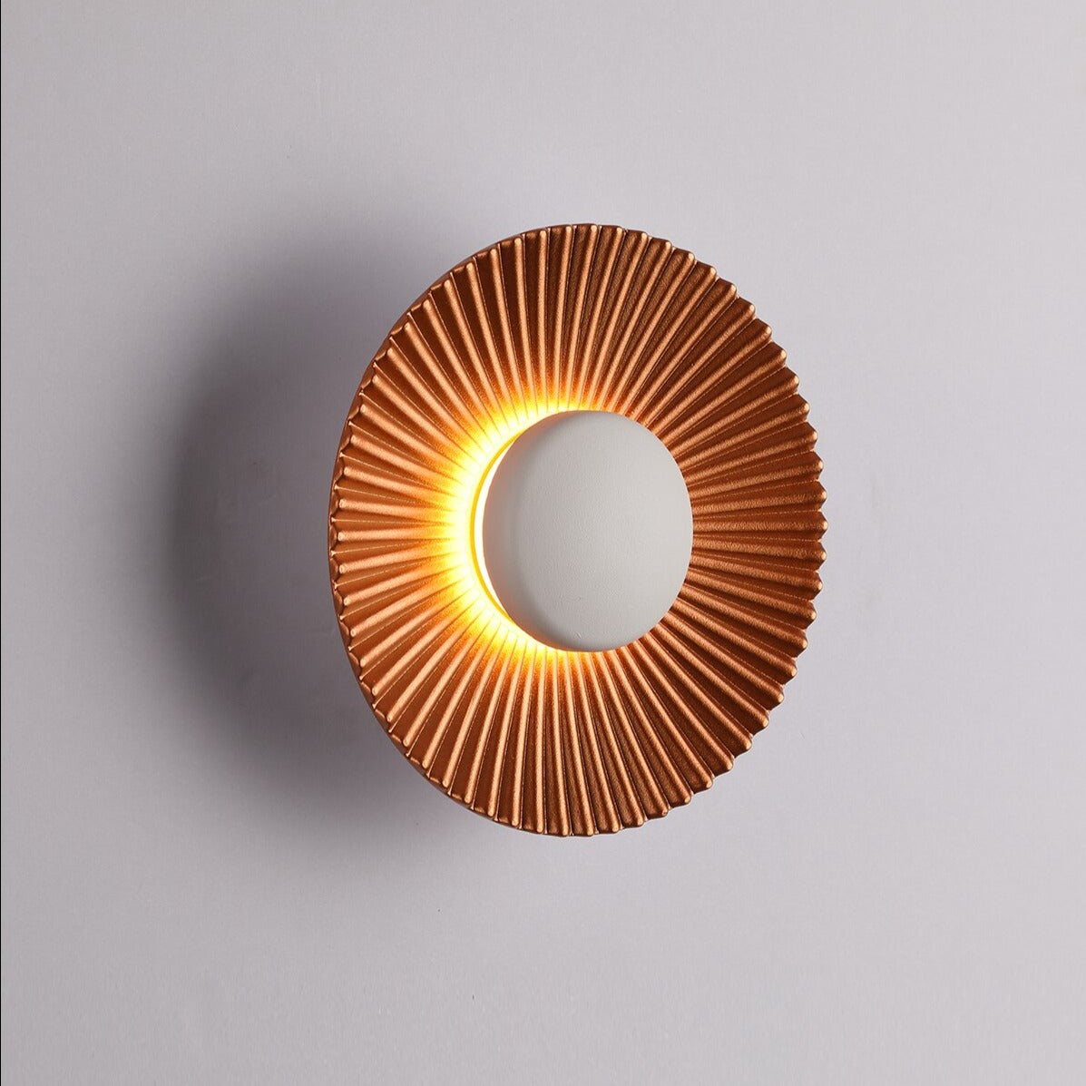 Hasna SunRay Wall Lamp | Modern Metallic Sun Design | Wall Light LED Bedroom
