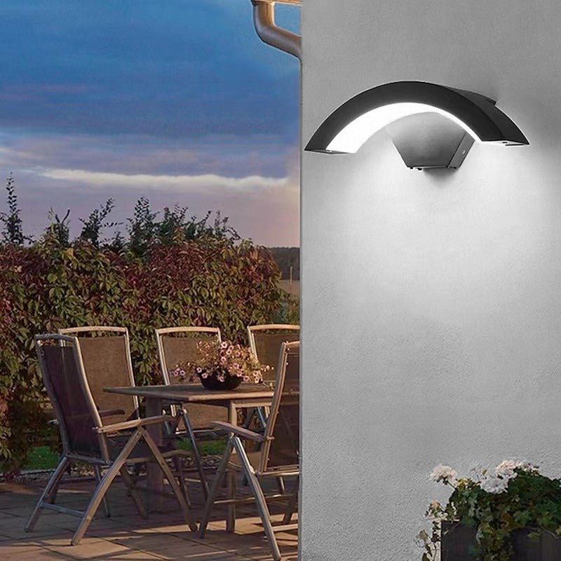 Modern Outdoor Wall Light | IP65 Waterproof LED Fixture | Aluminium Garden