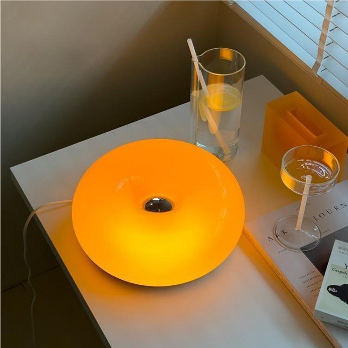 Bauhaus Donut Lamp | Modern LED Table & Wall Light | Dimmable Bedroom