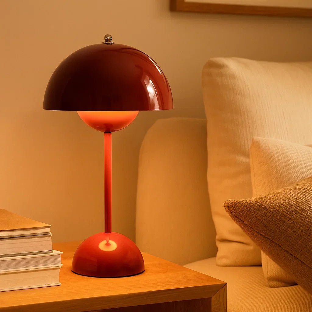 Modern Touch Table Lamp | Scandinavian Design | Dimmable Touch Control Nordic Bedside